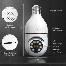 Light Bulb Camera 360°